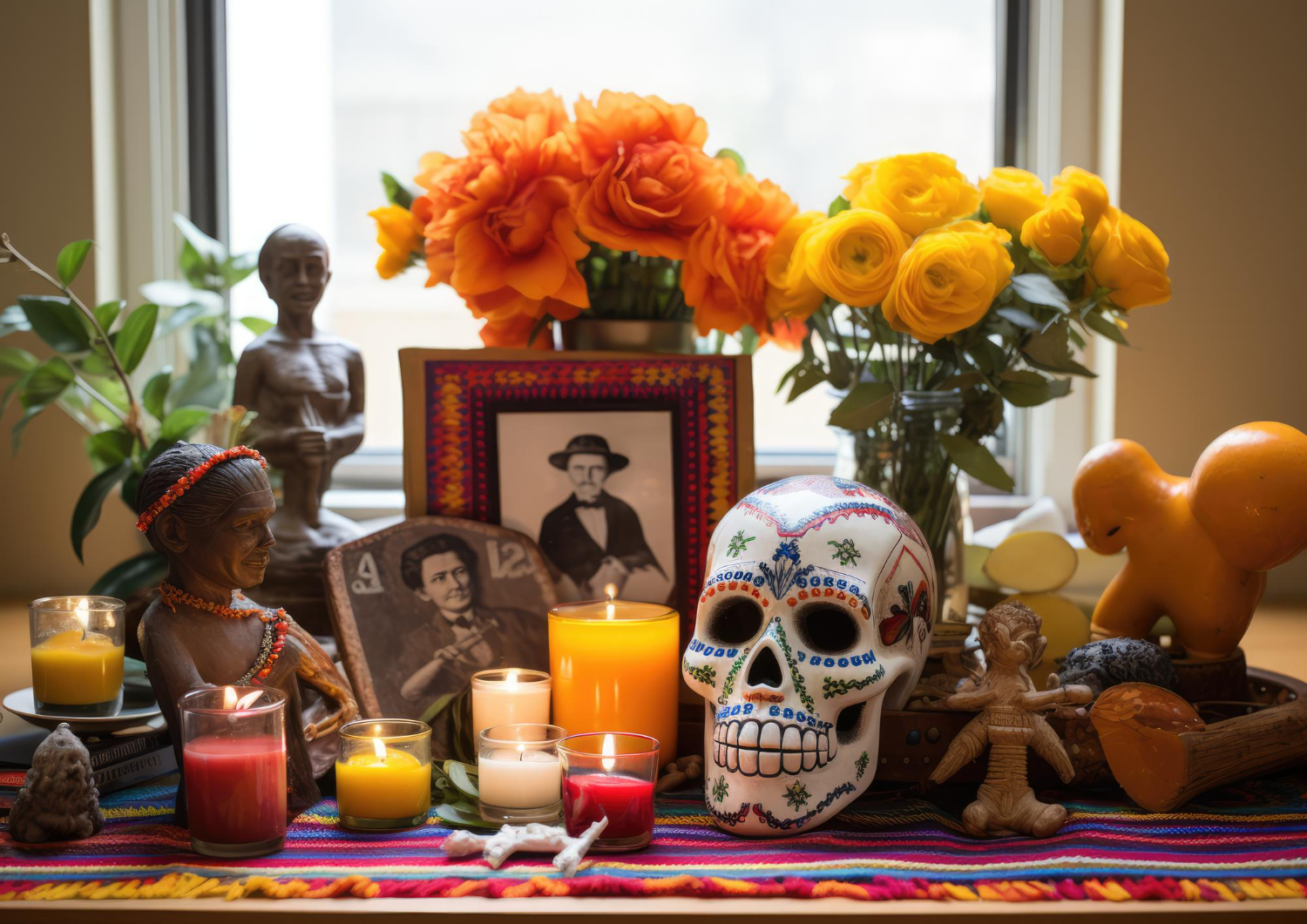Altar en el Día de Muertos