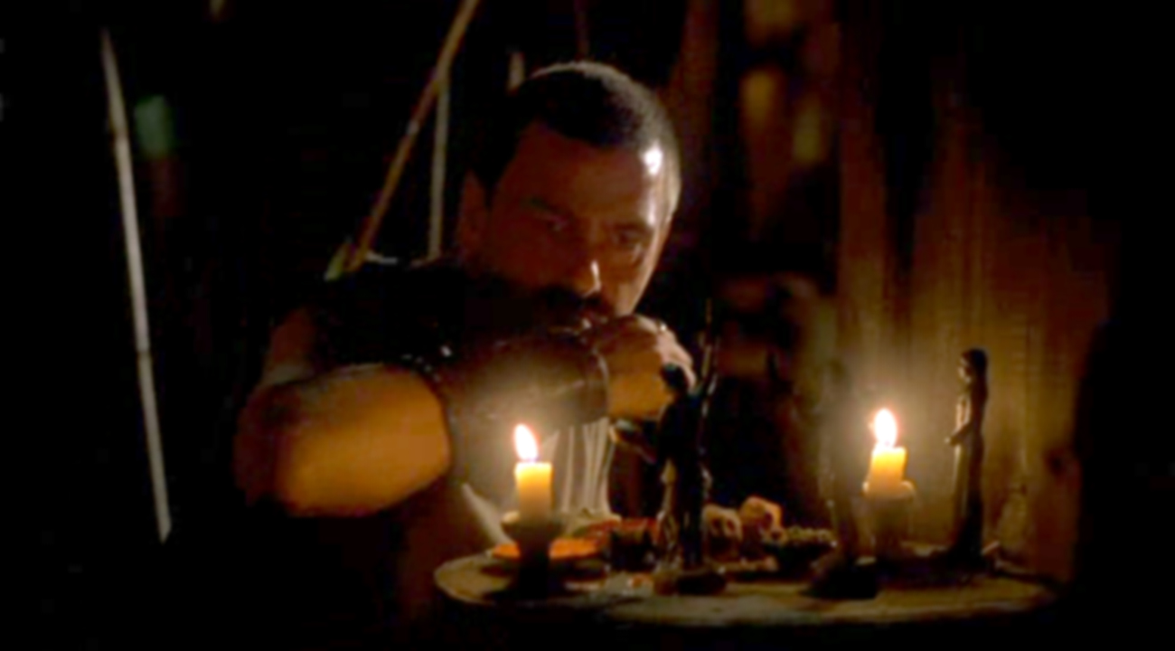 Roma. Tito da de comer a los dioses